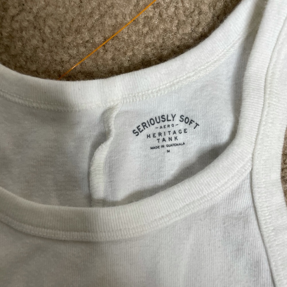 American Eagle Seriously Soft Striped Halter Tank - image 2